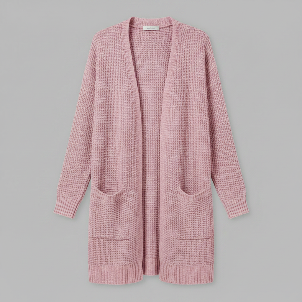Cardigan Lungo Donna Elegante in Lana | Abbigliamento Moda