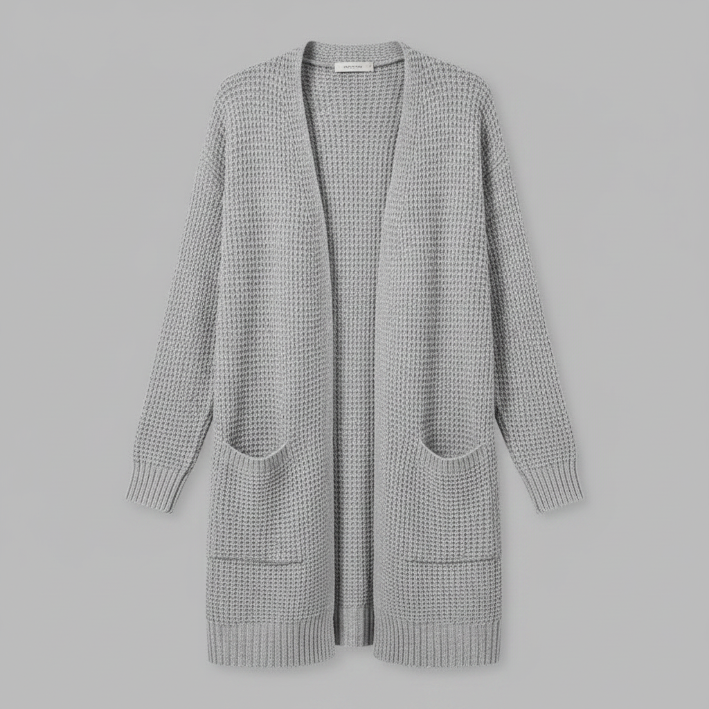 Cardigan Lungo Donna Elegante in Lana | Abbigliamento Moda