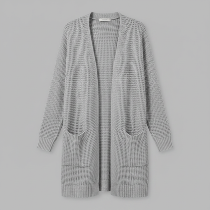 Cardigan Lungo Donna Elegante in Lana | Abbigliamento Moda