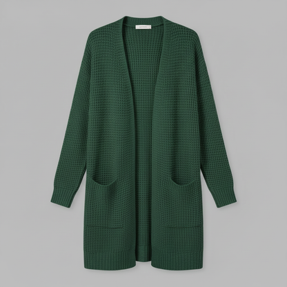 Cardigan Lungo Donna Elegante in Lana | Abbigliamento Moda