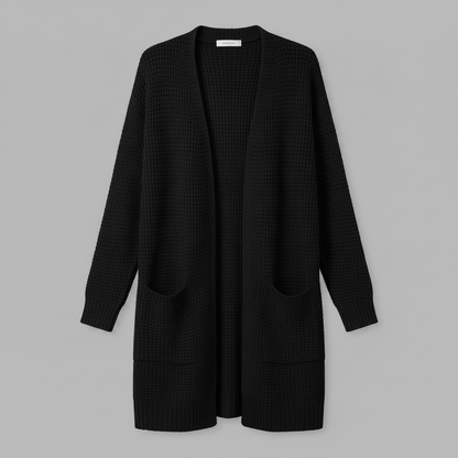 Cardigan Lungo Donna Elegante in Lana | Abbigliamento Moda