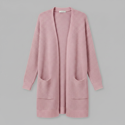 Cardigan Lungo Donna Elegante in Lana | Abbigliamento Moda