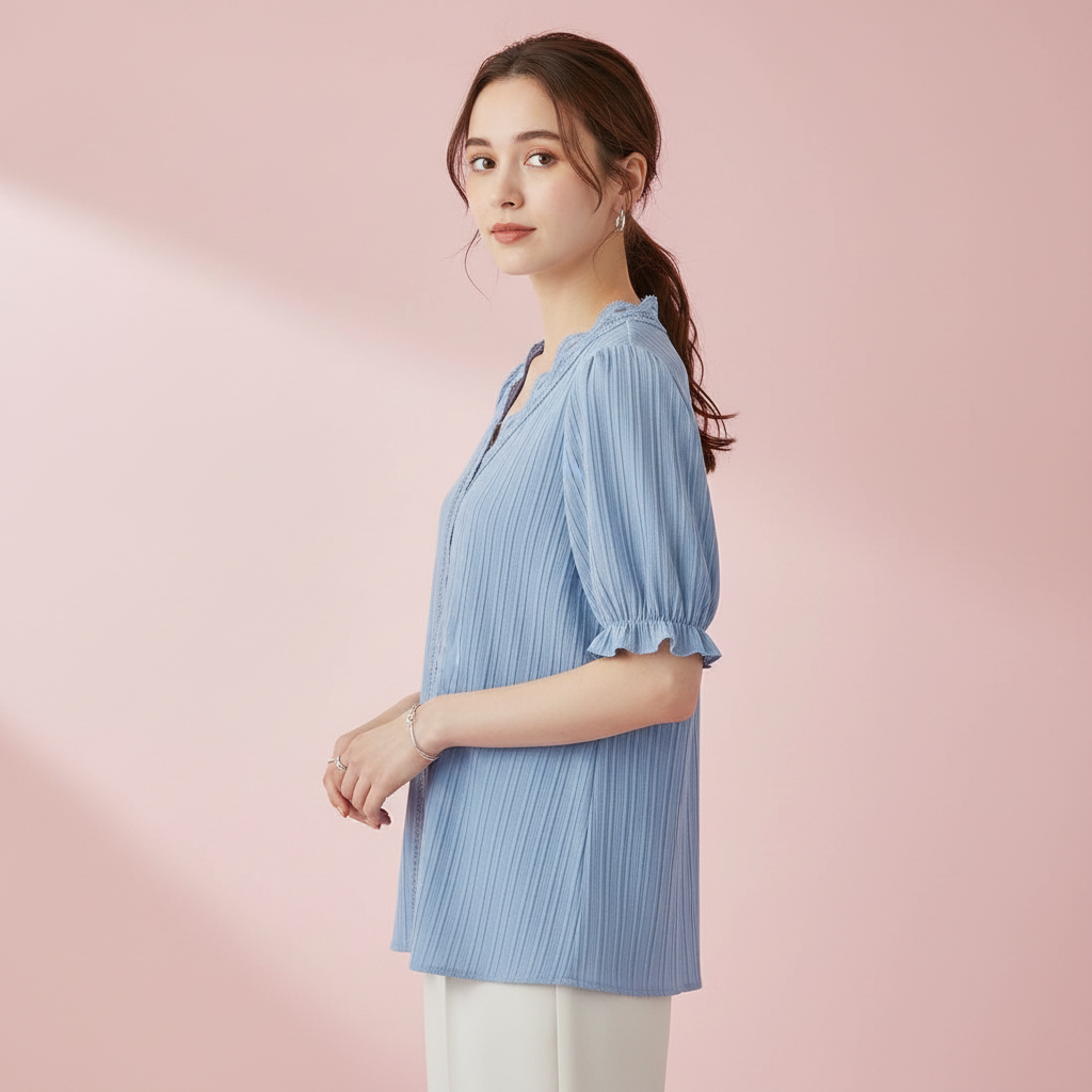 Camicetta Elegante Donna Azzurra | Camicette Donna Estive