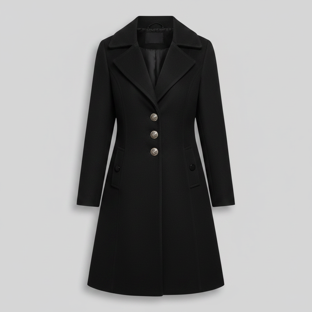 Cappotto Elegante Donna | Cappotto con Bottoni