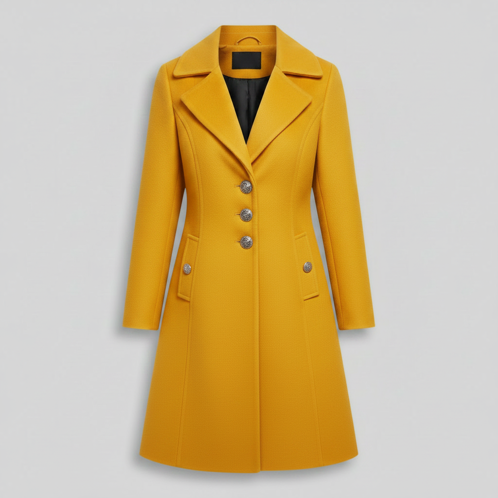 Cappotto Elegante Donna | Cappotto con Bottoni