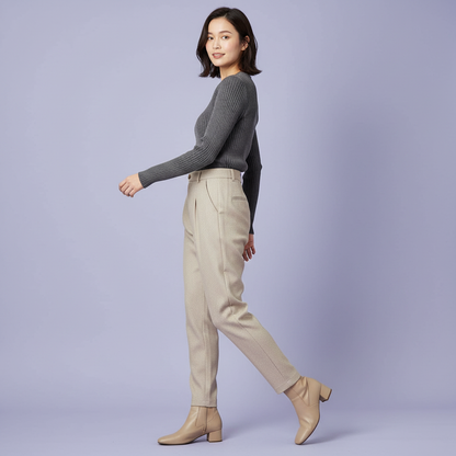 Pantaloni Eleganti Donna Bianca | Moda Raffinata
